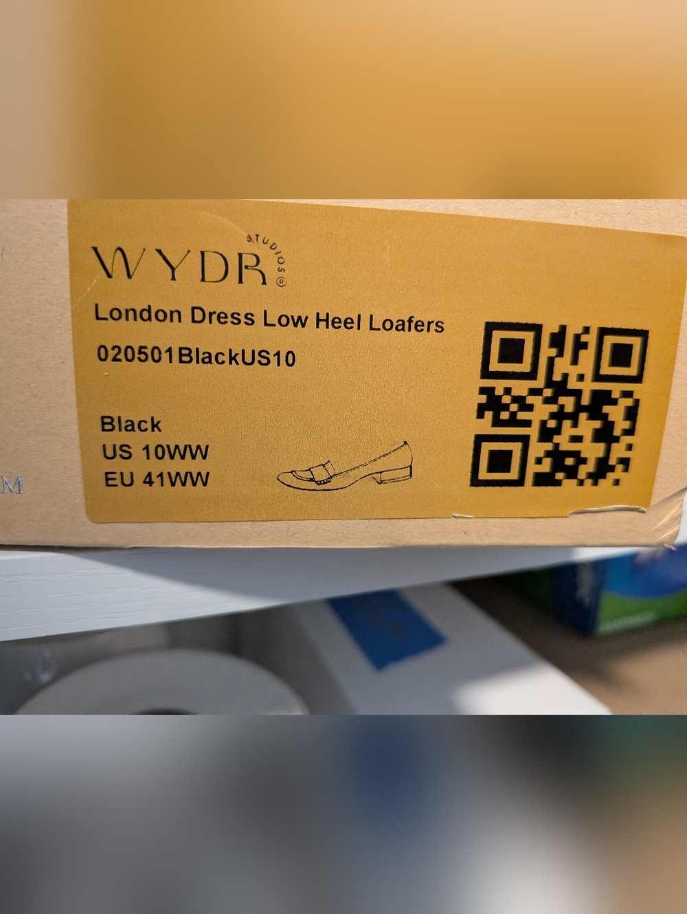 Low Heel Loafers NWB- 10WW-Black - Picture 13 of 15